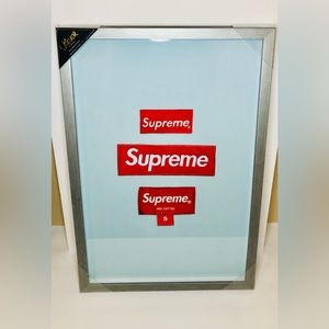 Limited Edition Supreme X Oliver Gal Red Tags Gray/Silver Shadow Box